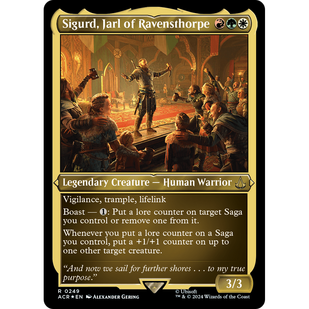 Sigurd, Jarl of Ravensthorpe (ACR-249) - Assassin's Creed Etched Foil