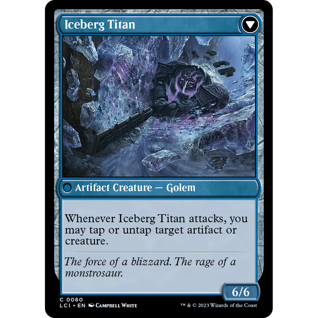 Inverted Iceberg // Iceberg Titan (LCI-060) - The Lost Caverns of Ixalan Foil