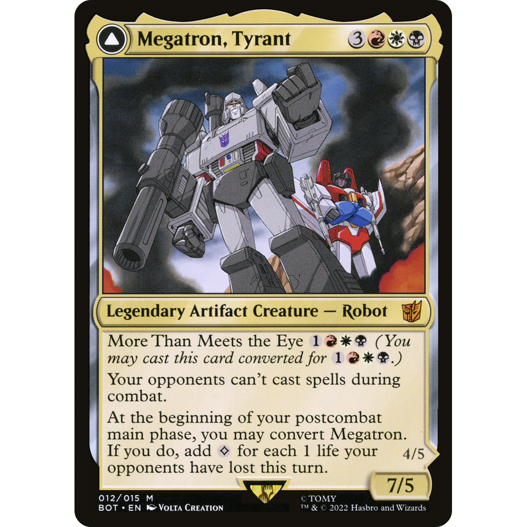 Megatron, Tyrant (BOT-012) - Transformers: (convertdfc)