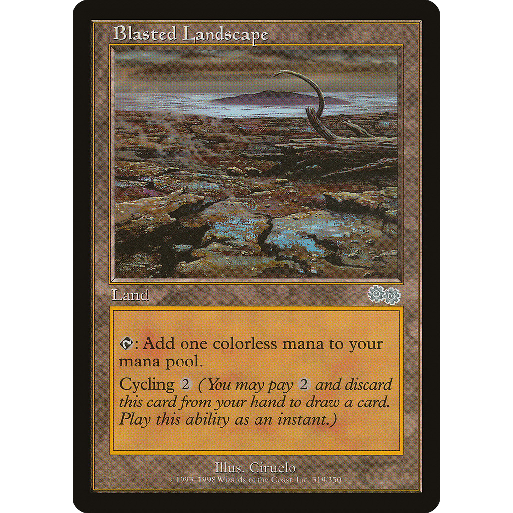 Blasted Landscape (USG-319) - Urza's Saga