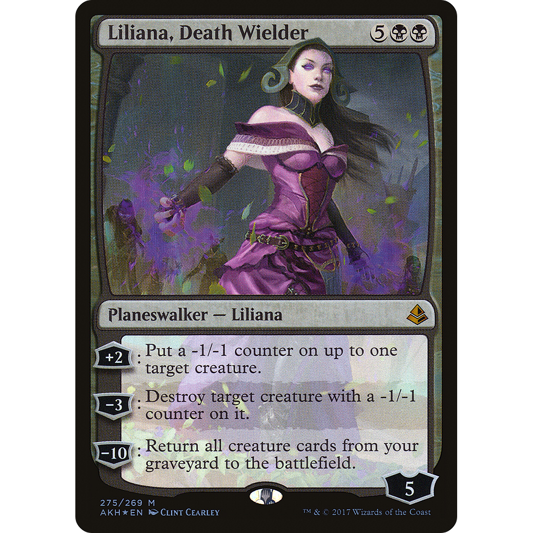 Liliana, Death Wielder (AKH-275) - Amonkhet Foil