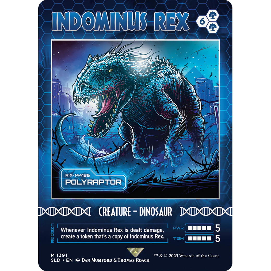 Indominus Rex - Polyraptor (SLD-1391) - Secret Lair Drop / Indominus Rex (Borderless)