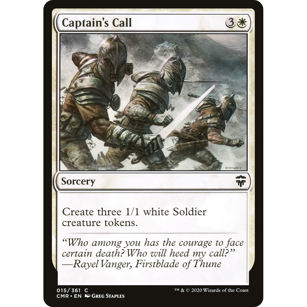 Captain's Call (CMR-015) - Commander Legends