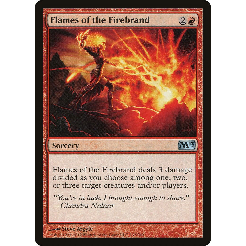 Flames of the Firebrand (M13-132) - Magic 2013