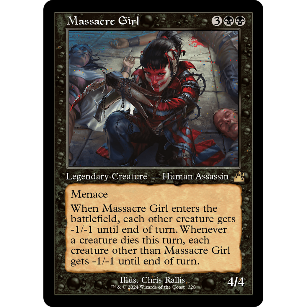 Massacre Girl (RVR-328) - Ravnica Remastered Foil