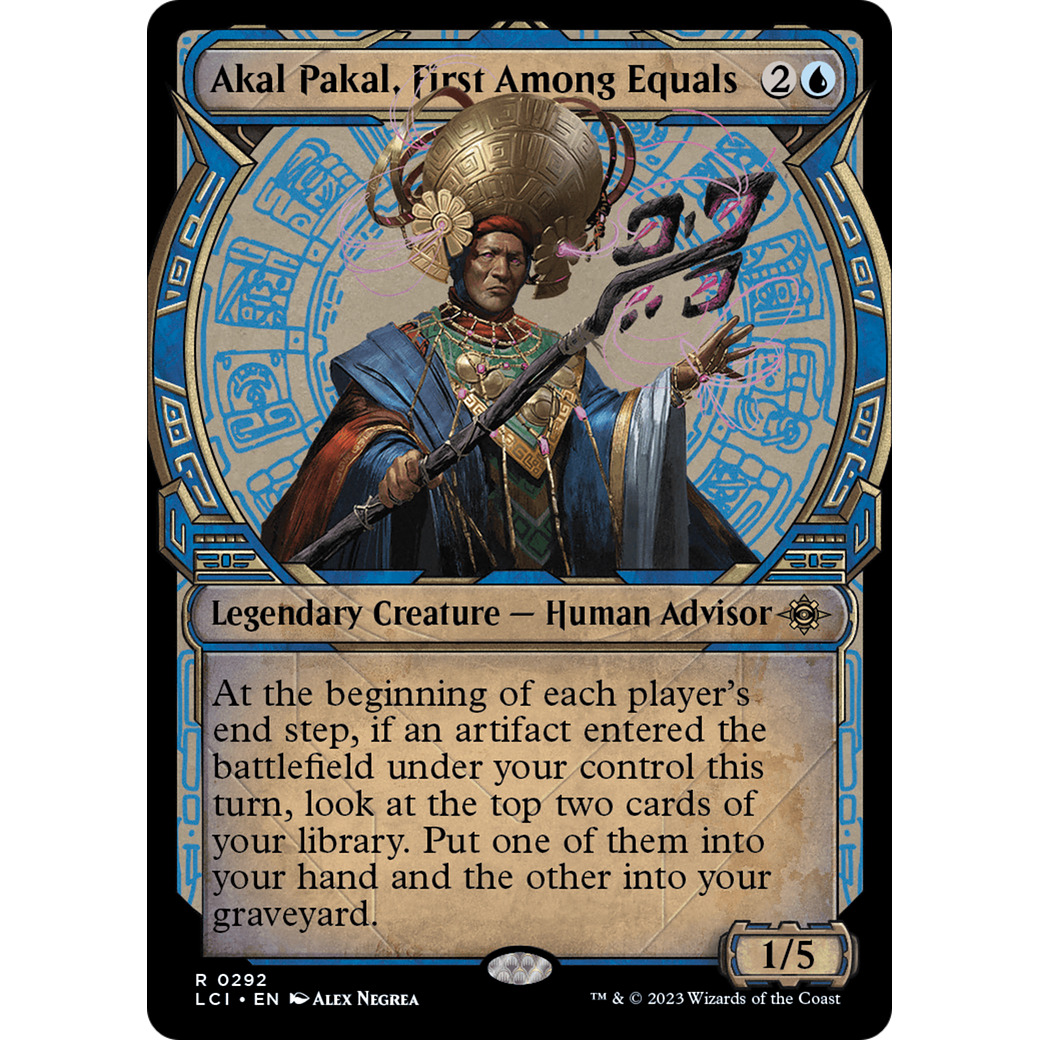 Akal Pakal, First Among Equals (LCI-292) - The Lost Caverns of Ixalan: (Showcase)