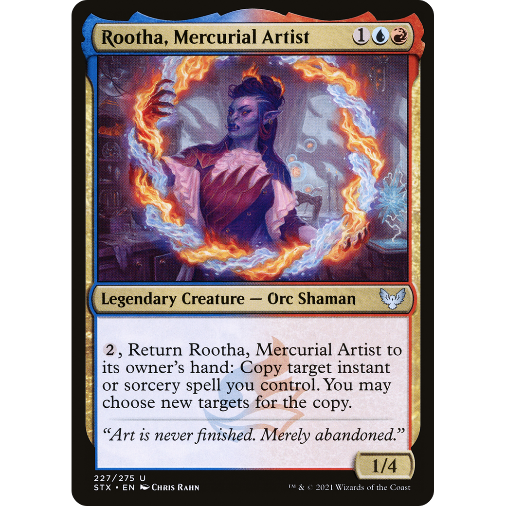 Rootha, Mercurial Artist (STX-227) - Strixhaven: School of Mages Foil