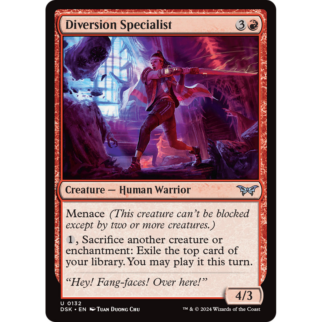 Diversion Specialist (DSK-132) - Duskmourn: House of Horror Foil