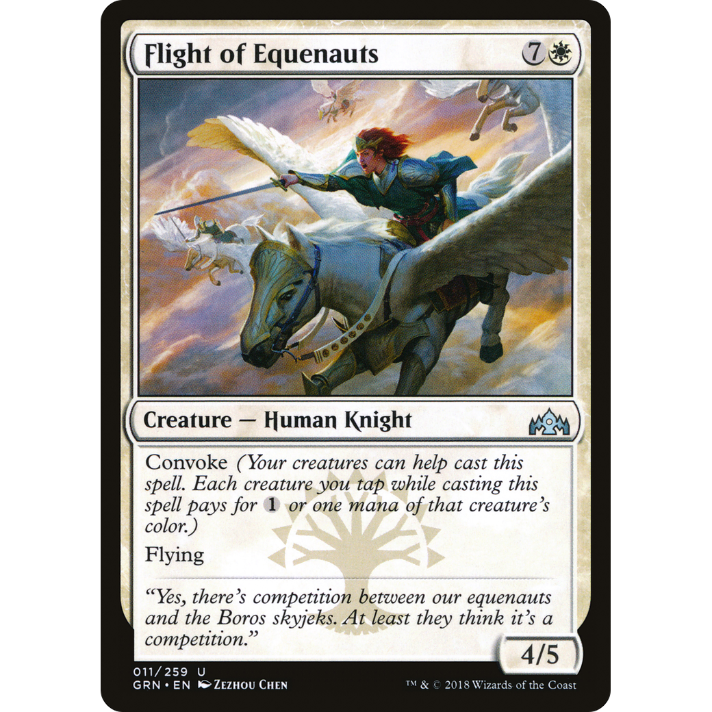 Flight of Equenauts (GRN-011) - Guilds of Ravnica Foil