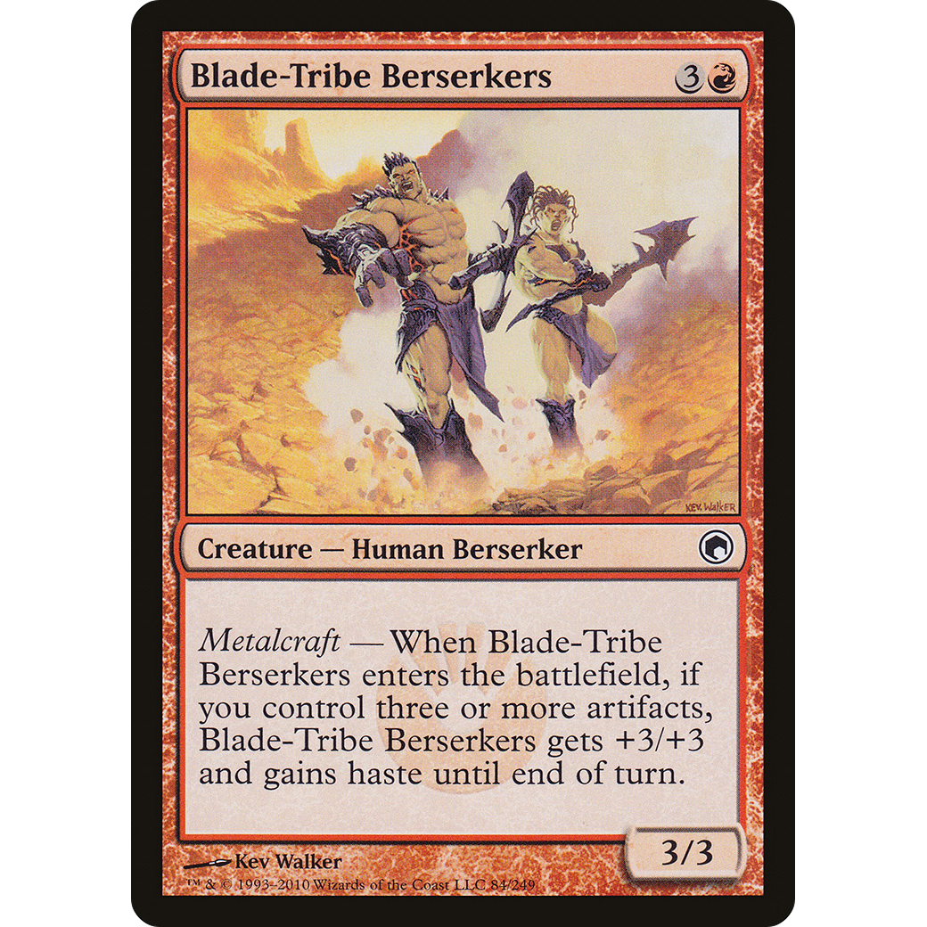 Blade-Tribe Berserkers (SOM-084) - Scars of Mirrodin Foil