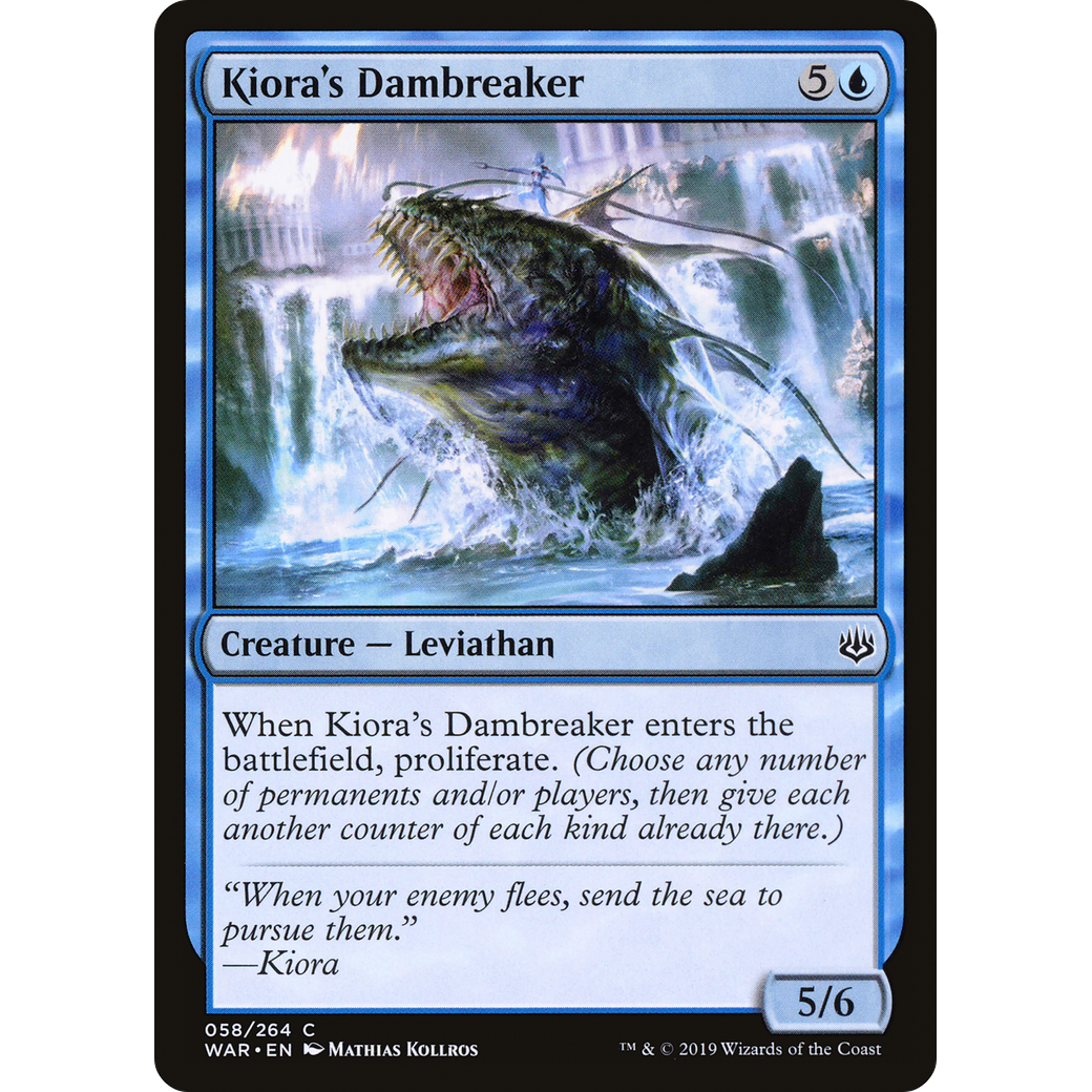 Kiora's Dambreaker (WAR-058) - War of the Spark