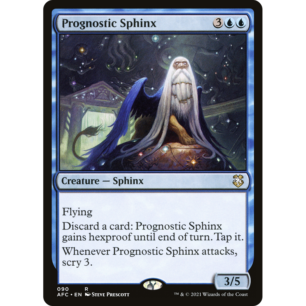 Prognostic Sphinx (AFC-090) - Forgotten Realms Commander