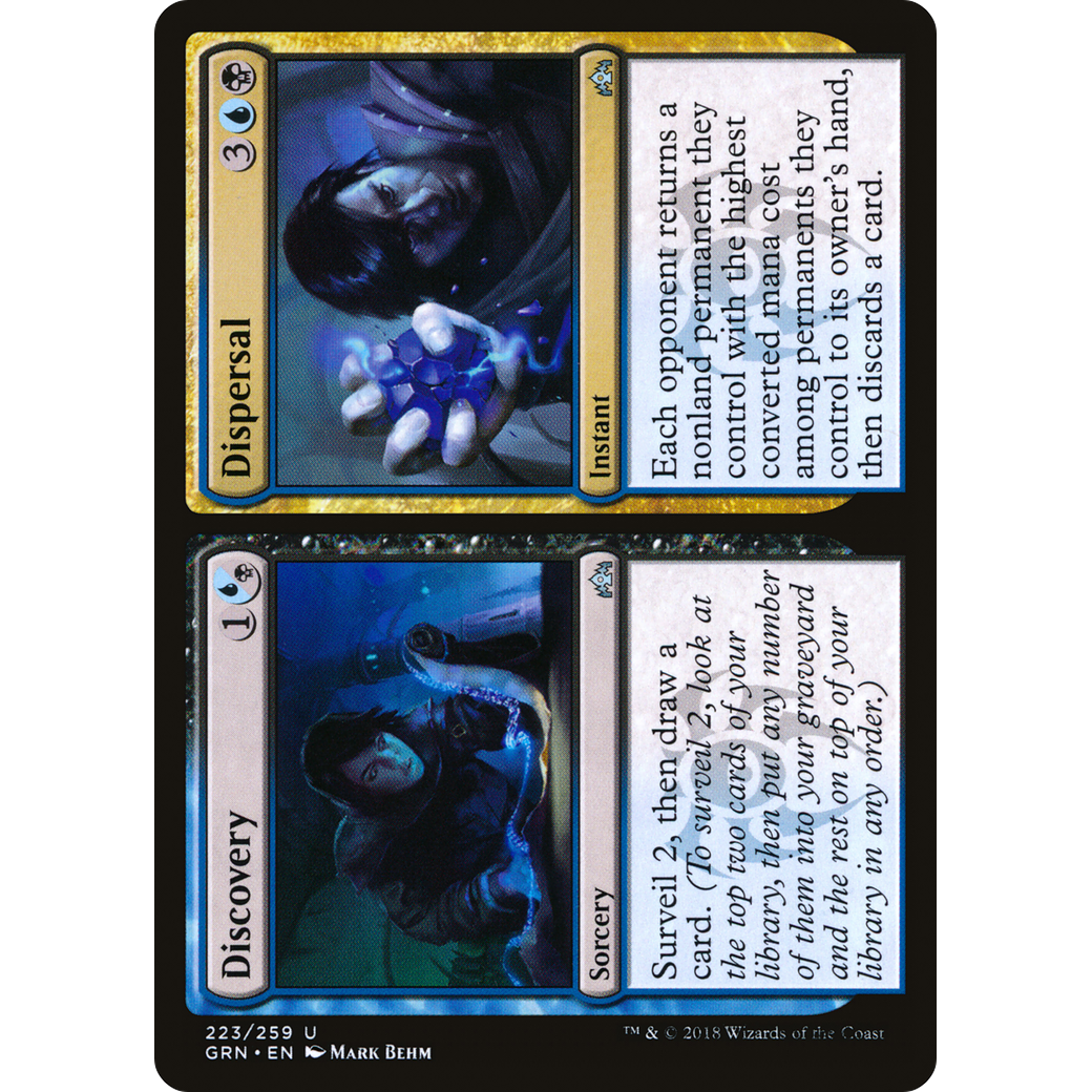 Discovery // Dispersal (GRN-223) - Guilds of Ravnica Foil