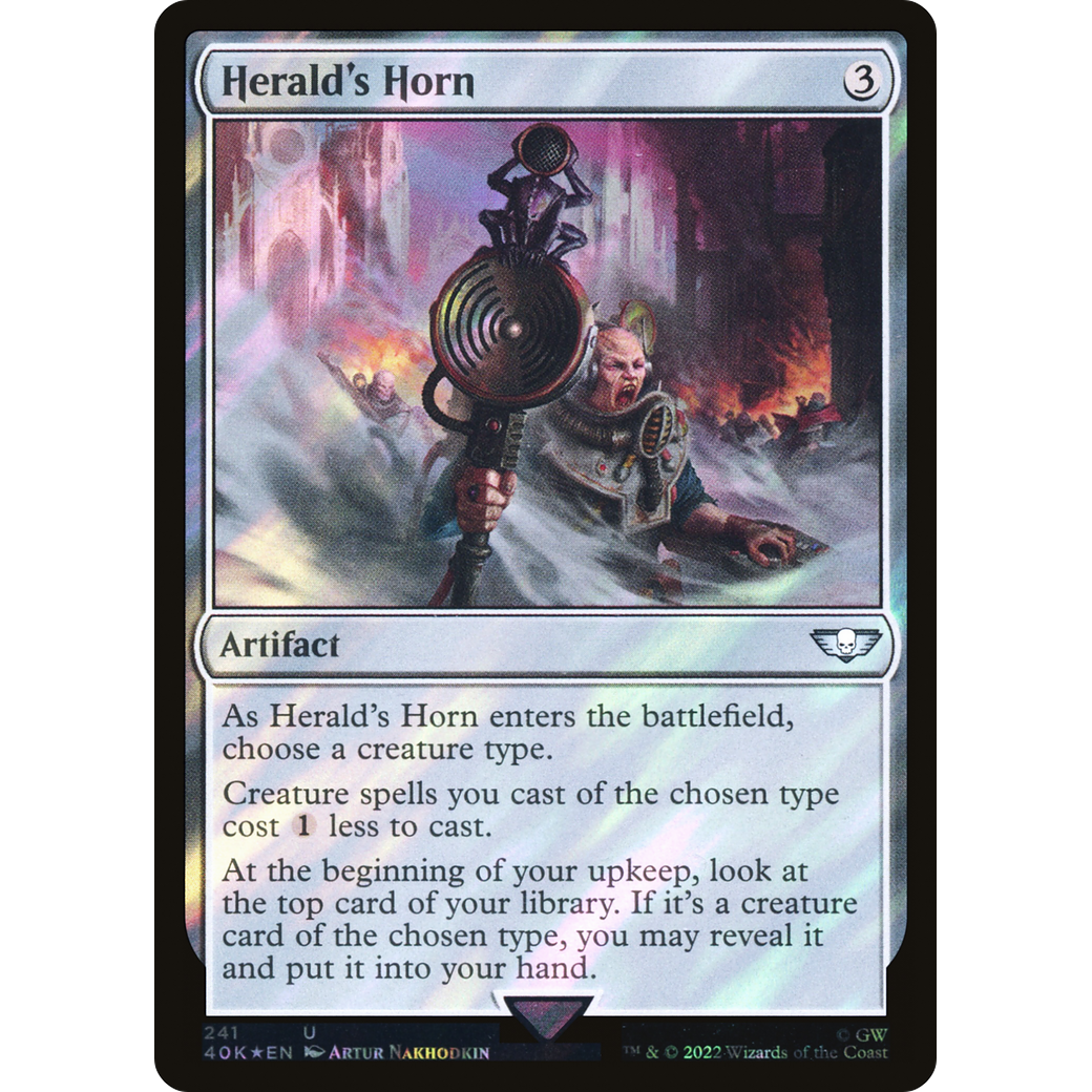 Herald's Horn (40K-241) - Warhammer 40,000 Commander Foil