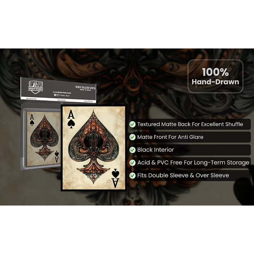 Realm Guard: Art Sleeves - Ace of Spades