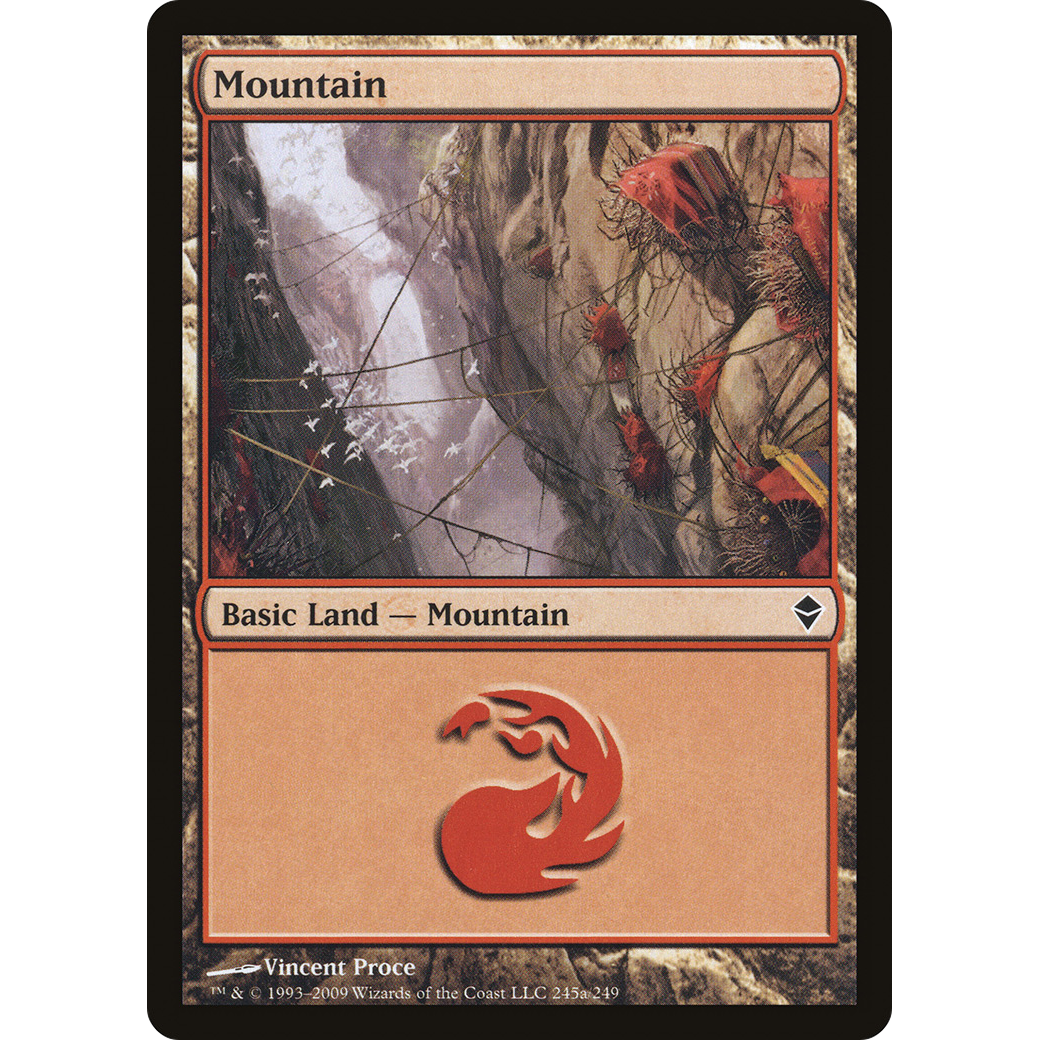 Mountain (245a) (ZEN-245A) - Zendikar