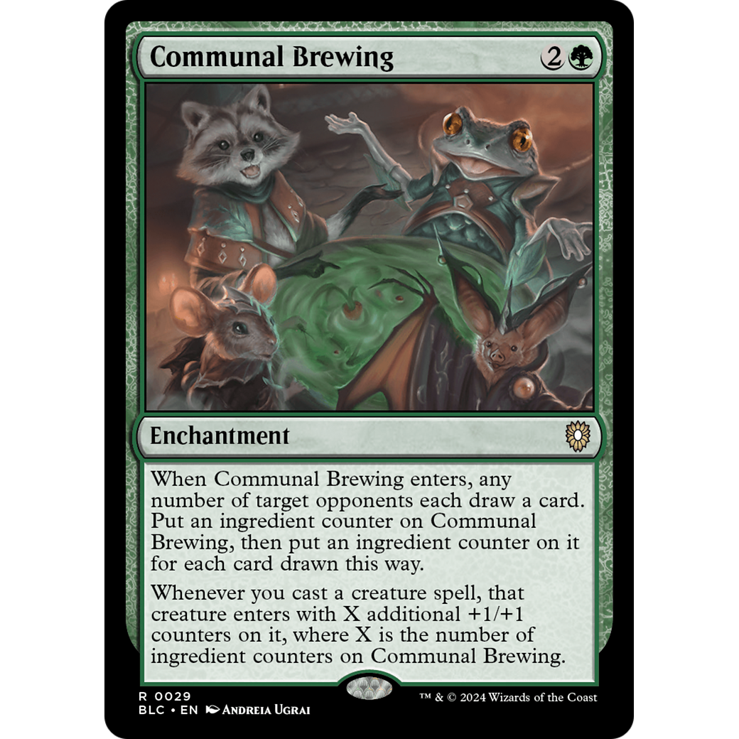 Communal Brewing (BLC-029) - Bloomburrow Commander