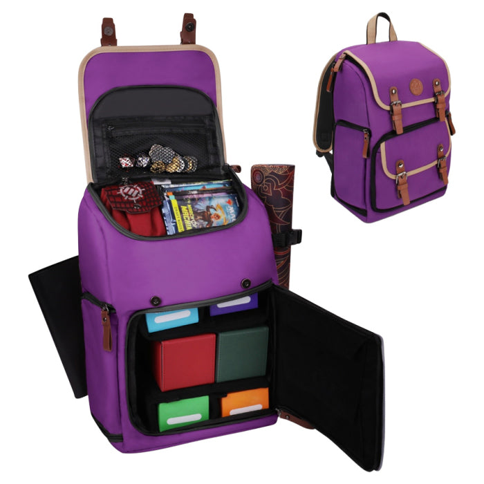 Enhance: Mid-Size Card Storage Backpack - Purple