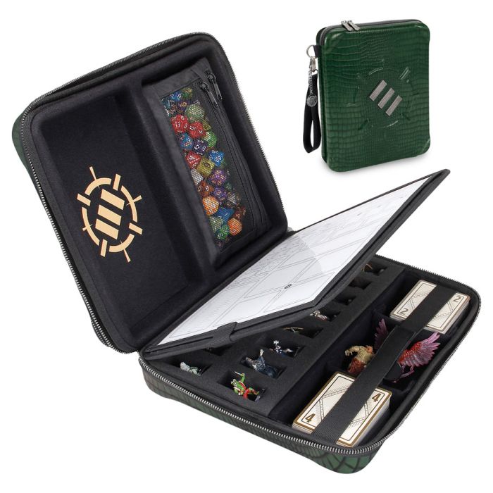 Enhance: Collector's Edition RPG Organizer Case  - Green