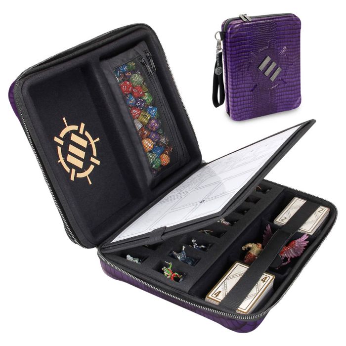 Enhance: Collector's Edition RPG Organizer Case  - Purple