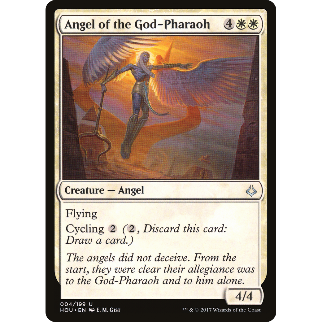 Angel of the God-Pharaoh (HOU-004) - Hour of Devastation Foil