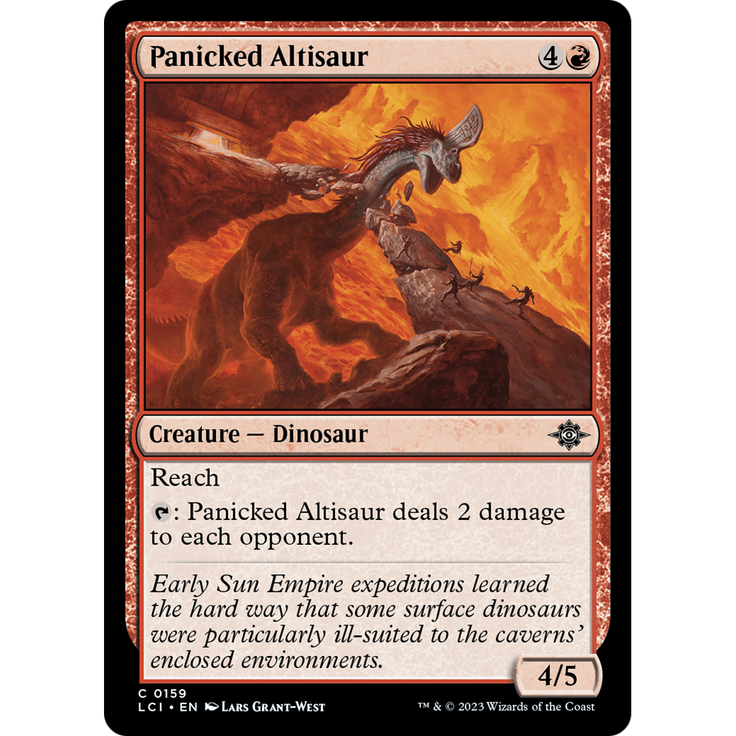 Panicked Altisaur (LCI-159) - The Lost Caverns of Ixalan