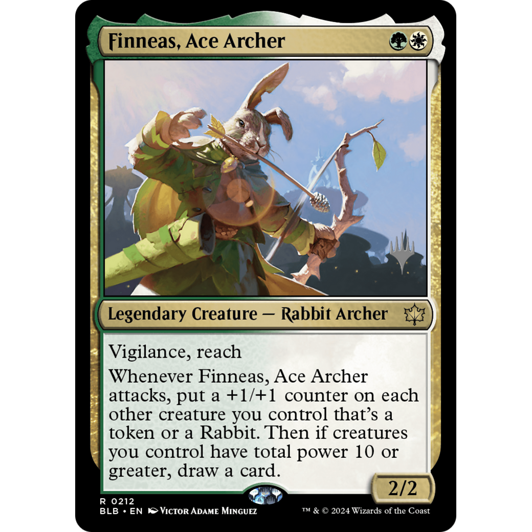 Finneas, Ace Archer (PPBLB-212P) - Bloomburrow Promos Foil