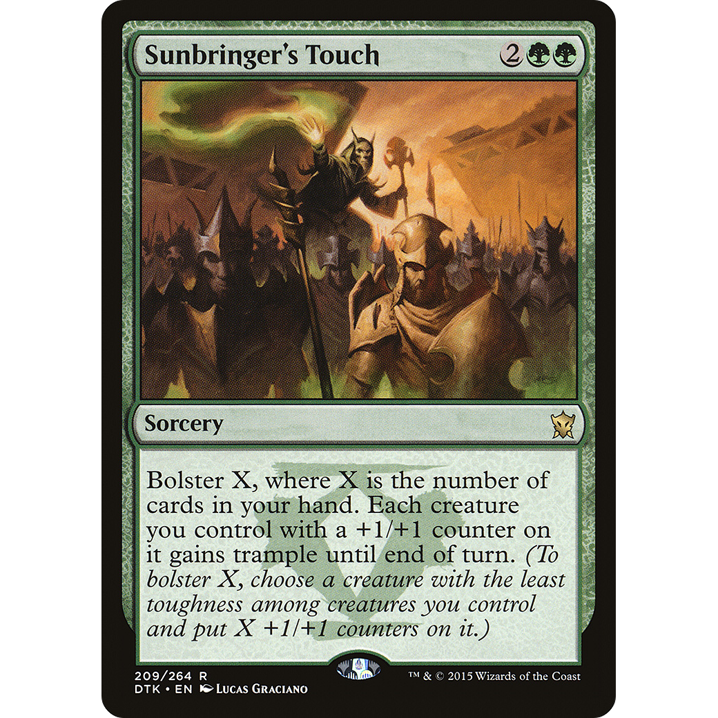 Sunbringer's Touch (DTK-209) - Dragons of Tarkir