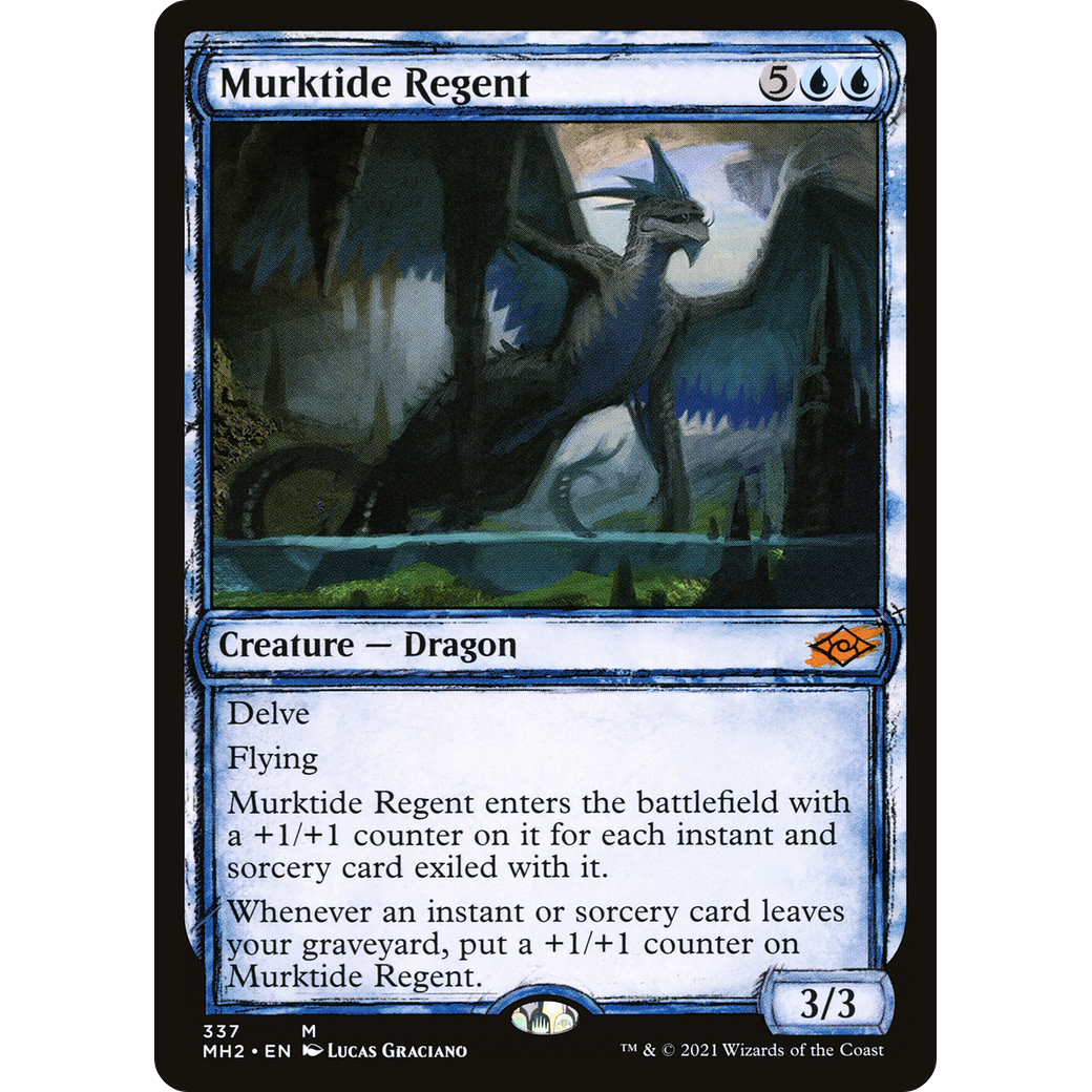 Murktide Regent (Showcase) (MH2-337) - Modern Horizons 2: (Showcase) Foil