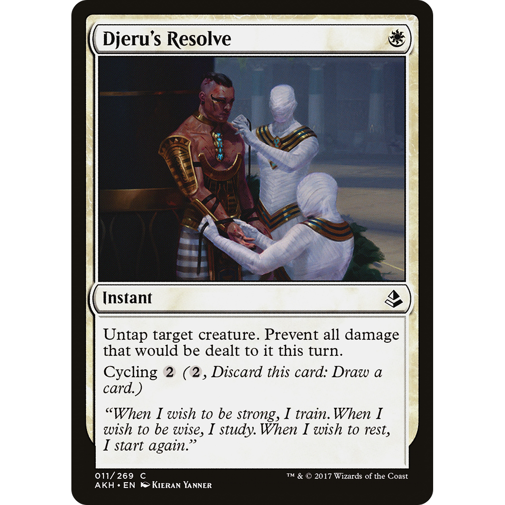 Djeru's Resolve (AKH-011) - Amonkhet