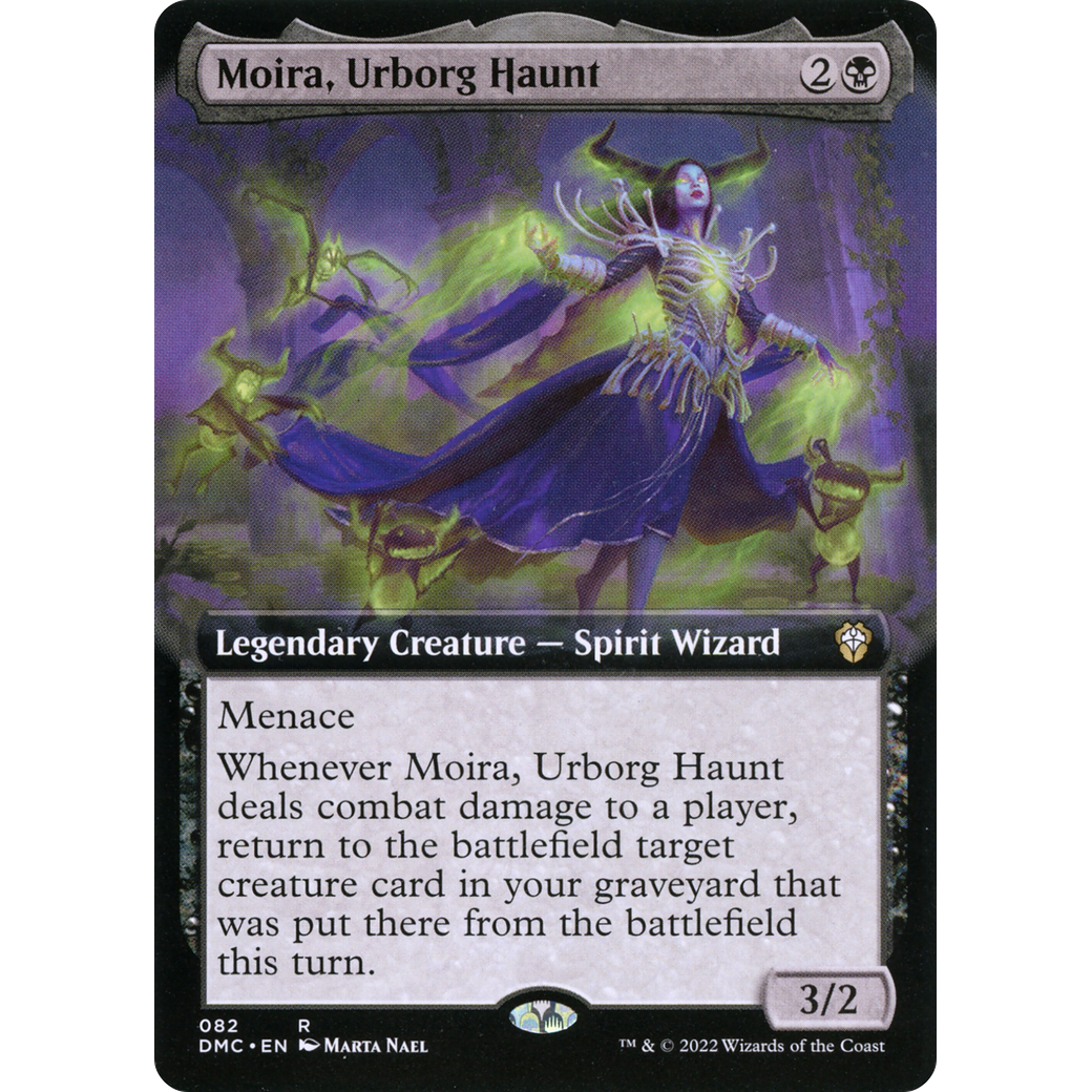 Moira, Urborg Haunt (Extended Art) (DMC-082) - Dominaria United Commander: (Extended Art)