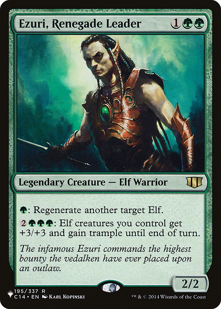 Ezuri, Renegade Leader (LIST-195/337) - The List