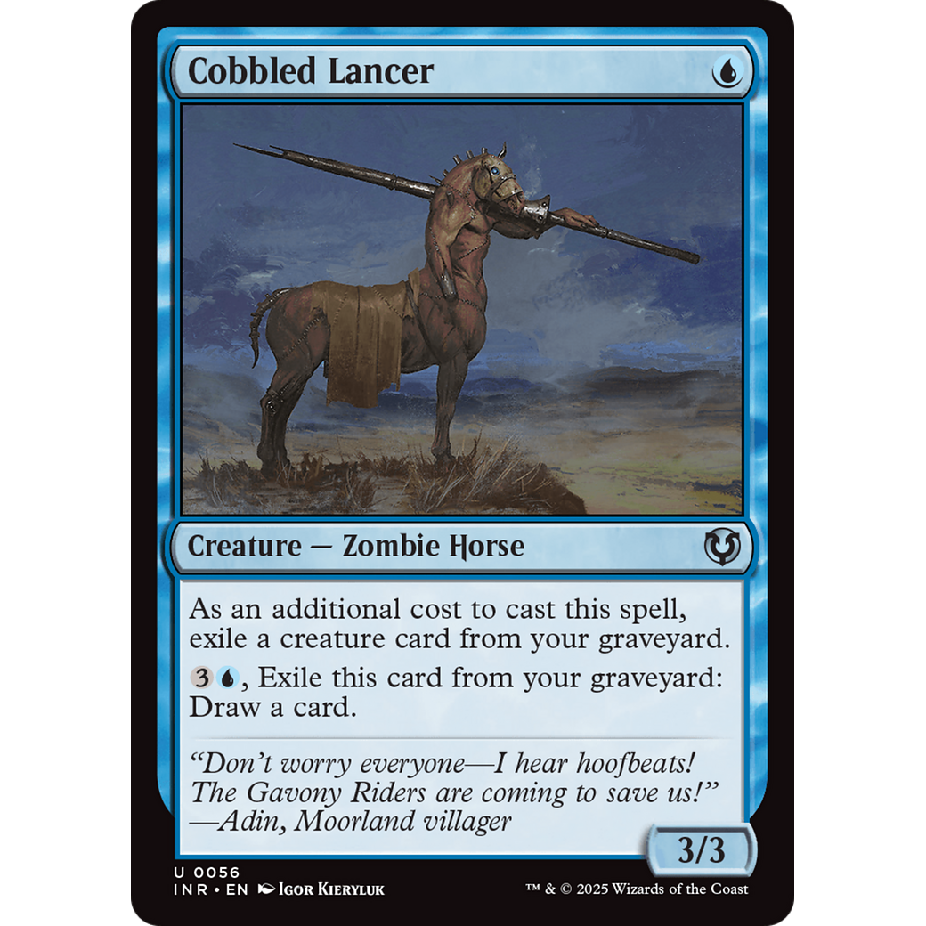 Cobbled Lancer (INR-056) - Innistrad Remastered Foil