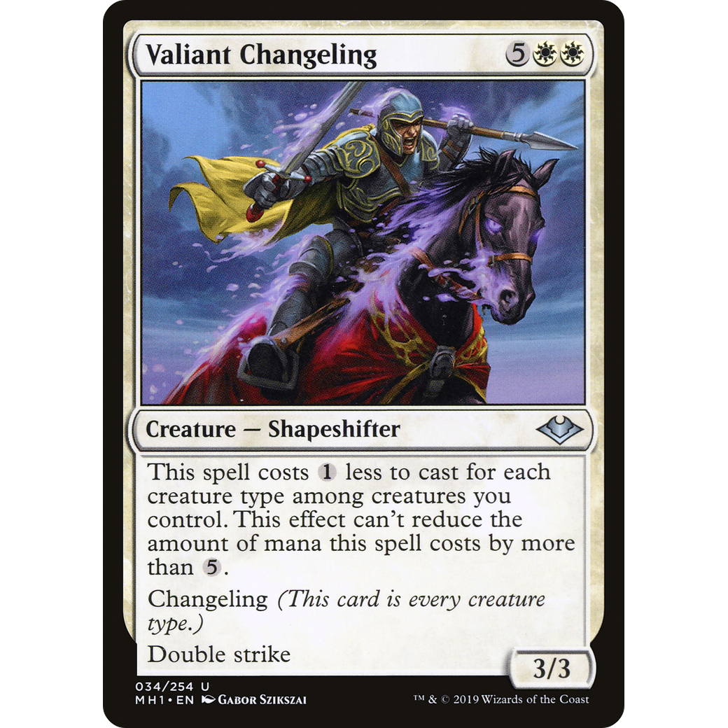 Valiant Changeling (MH1-034) - Modern Horizons
