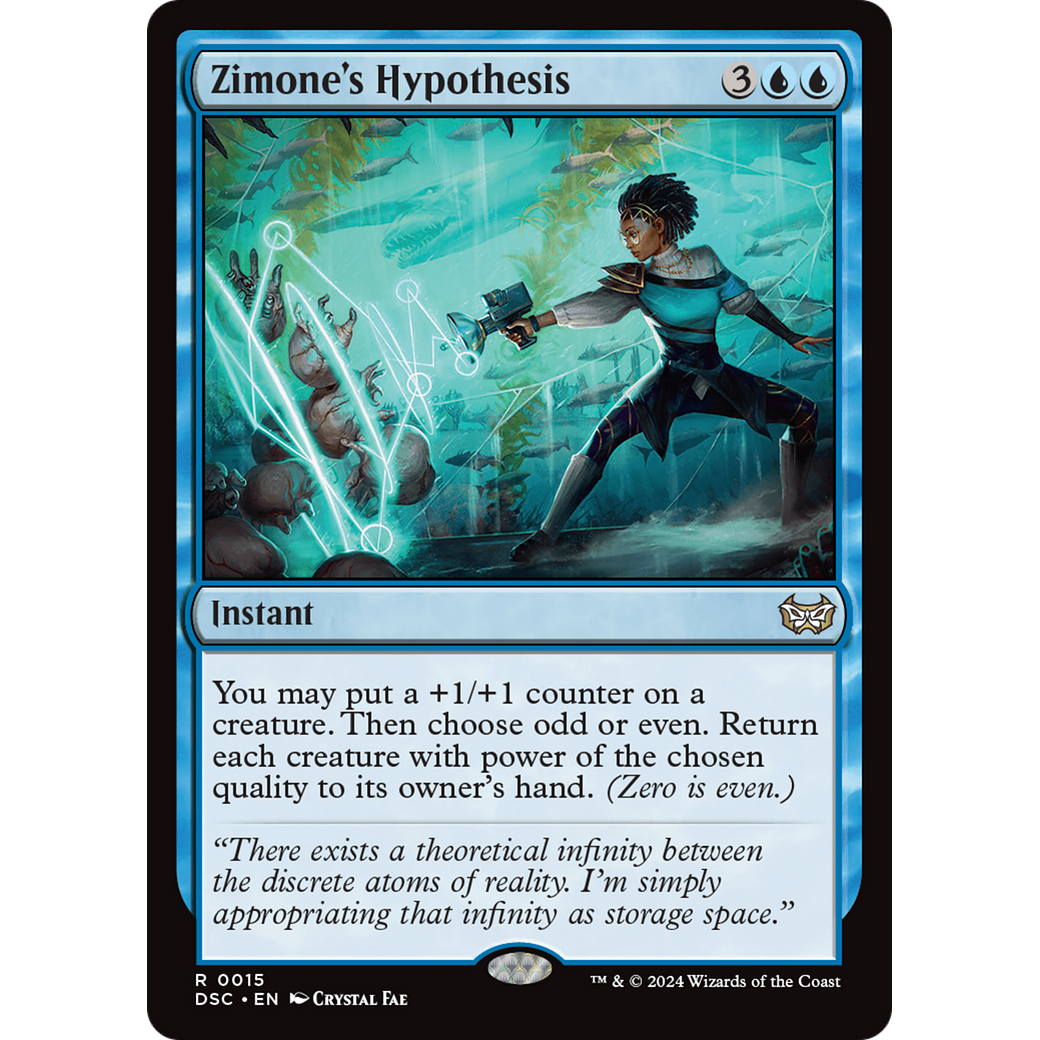 Zimone's Hypothesis (DSC-015) - Duskmourn: House of Horror Commander