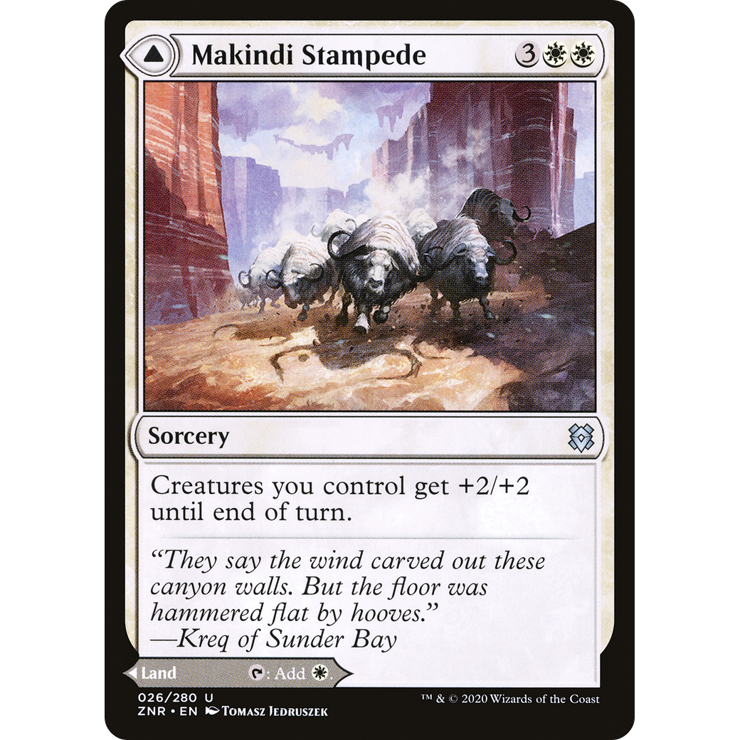 Makindi Stampede (ZNR-026) - Zendikar Rising