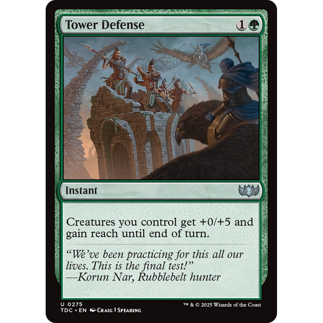 Tower Defense (TDC-275) - Commander: Tarkir: Dragonstorm