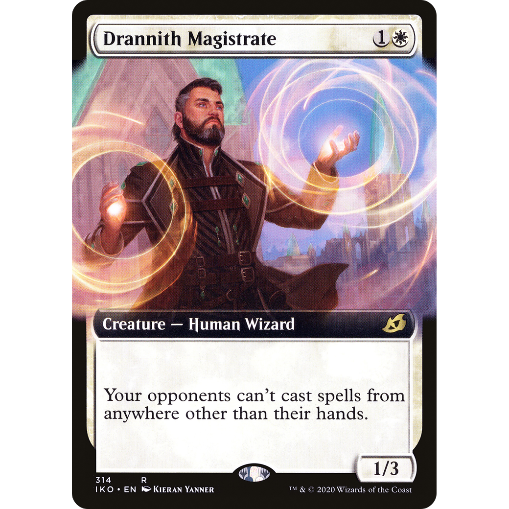Drannith Magistrate (Extended Art) (IKO-314) - Ikoria: Lair of Behemoths: (Extended Art) Foil