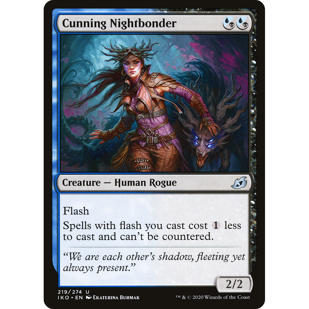 Cunning Nightbonder (IKO-219) - Ikoria: Lair of Behemoths Foil