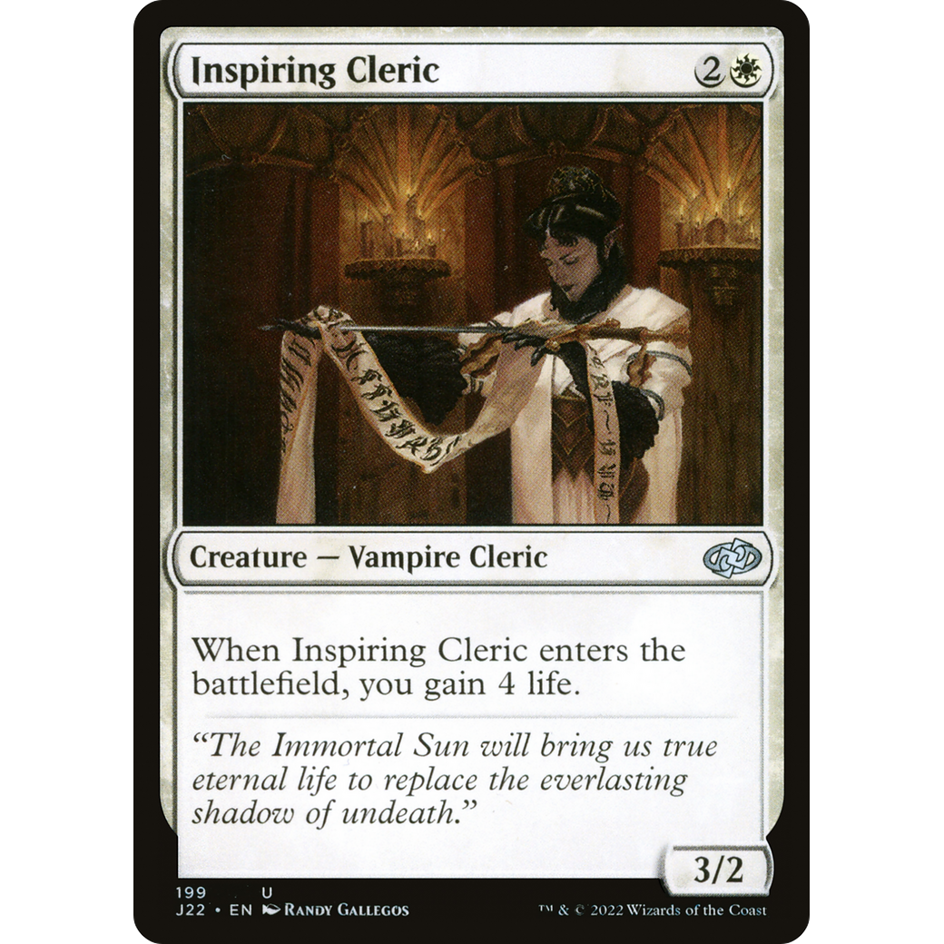 Inspiring Cleric (J22-199) - Jumpstart 2022