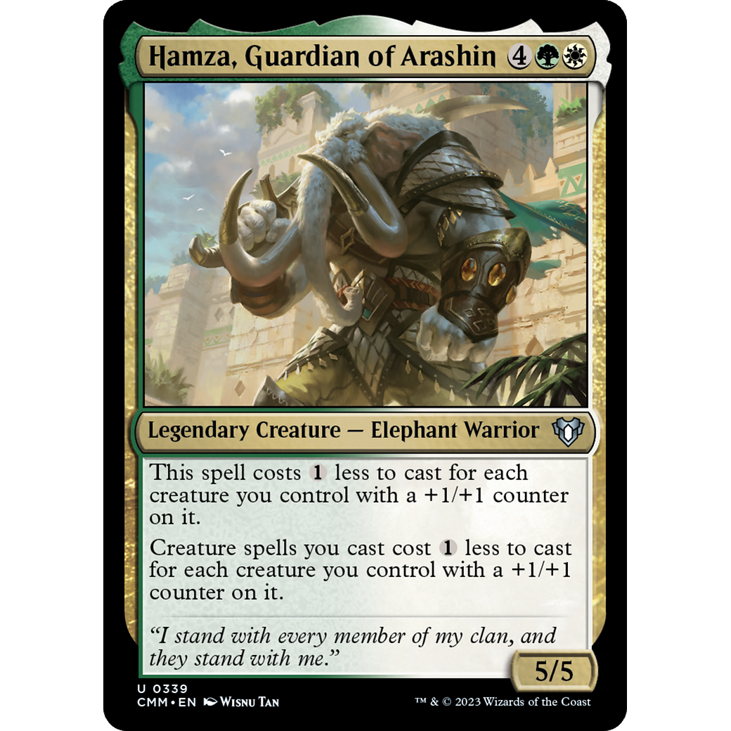 Hamza, Guardian of Arashin (CMM-339) - Commander Masters Foil