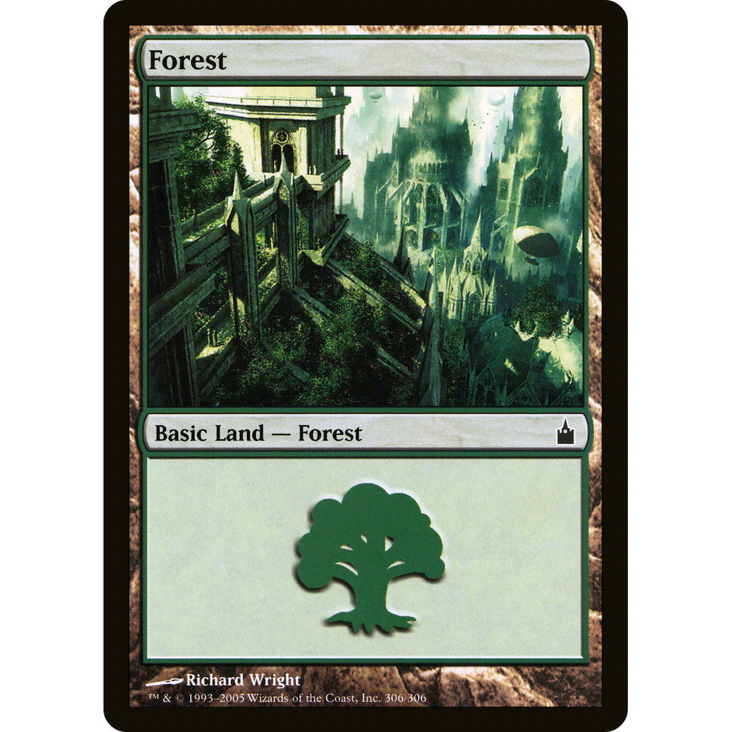 Forest (306) (RAV-306) - Ravnica: City of Guilds Foil