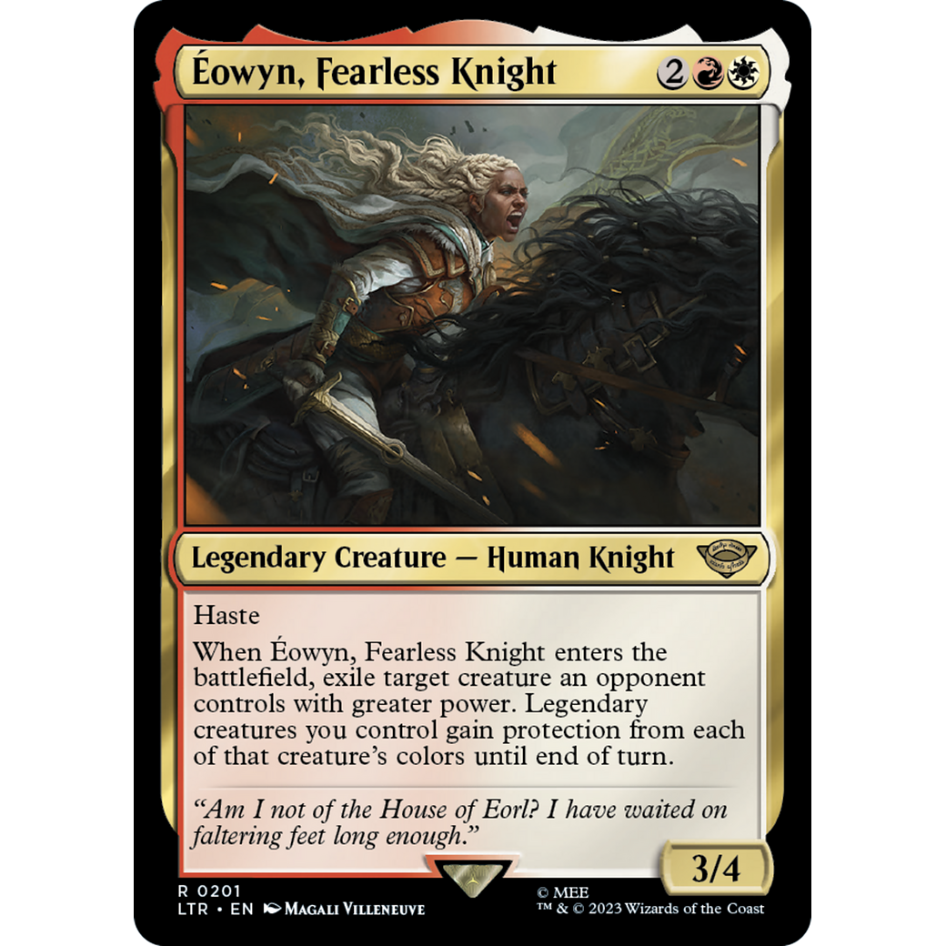 Éowyn, Fearless Knight (LTR-201) - The Lord of the Rings: Tales of Middle-earth Foil