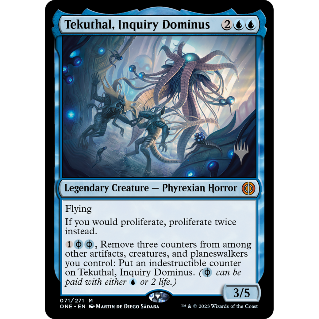 Tekuthal, Inquiry Dominus (PPONE-71P) - Phyrexia: All Will Be One Promos Foil