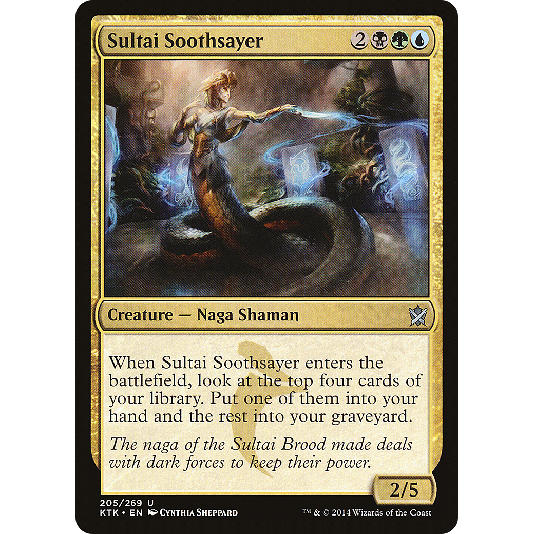 Sultai Soothsayer (KTK-205) - Khans of Tarkir