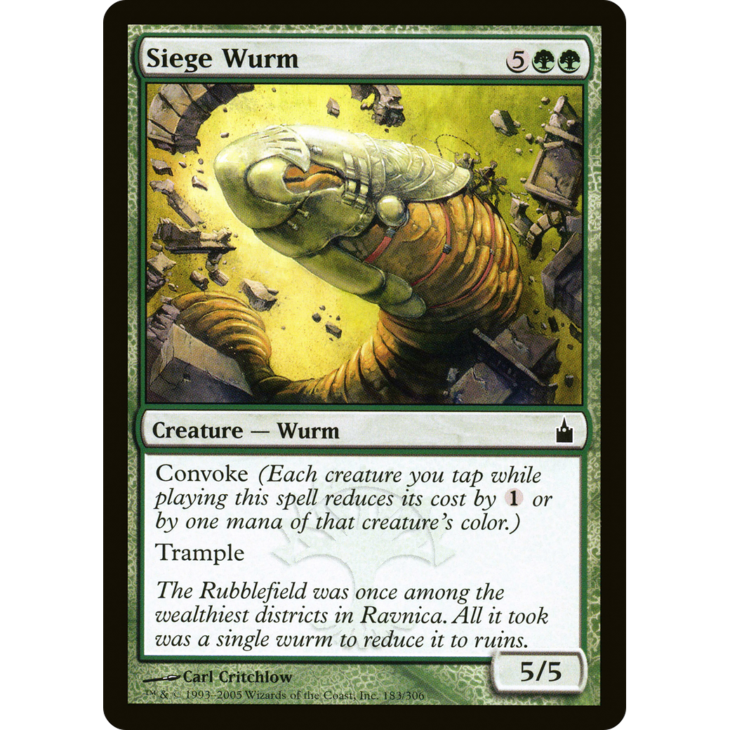 Siege Wurm (RAV-183) - Ravnica: City of Guilds