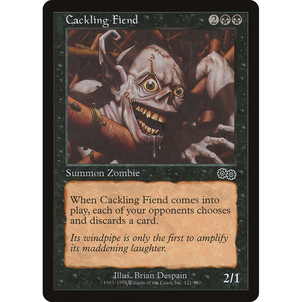 Cackling Fiend (USG-121) - Urza's Saga
