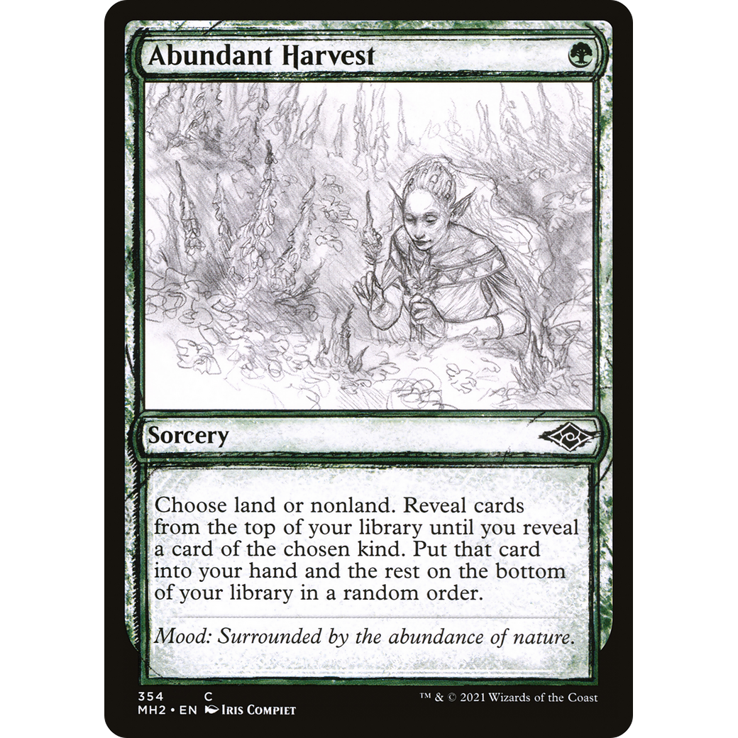 Abundant Harvest (Showcase) (MH2-354) - Modern Horizons 2: (Showcase)