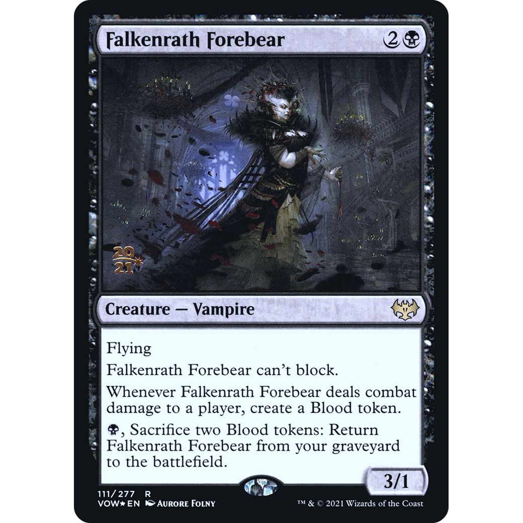 Falkenrath Forebear (PRE-111) - Innistrad: Crimson Vow Promos Foil