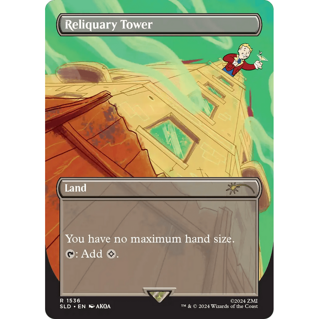 Reliquary Tower (1536) (SLD-1536) - Secret Lair Drop (Borderless)